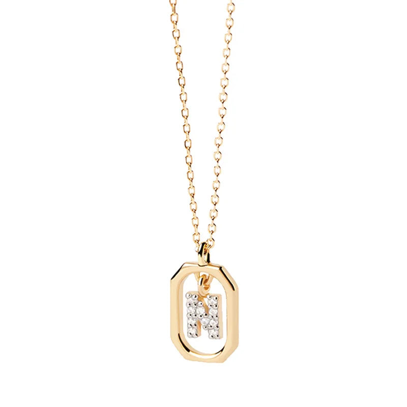 Sterling Silver Initial Necklace