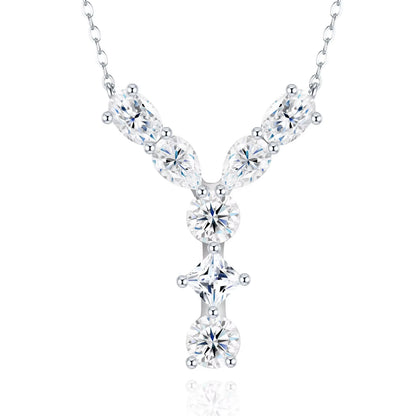 Moissanite Letter Necklace