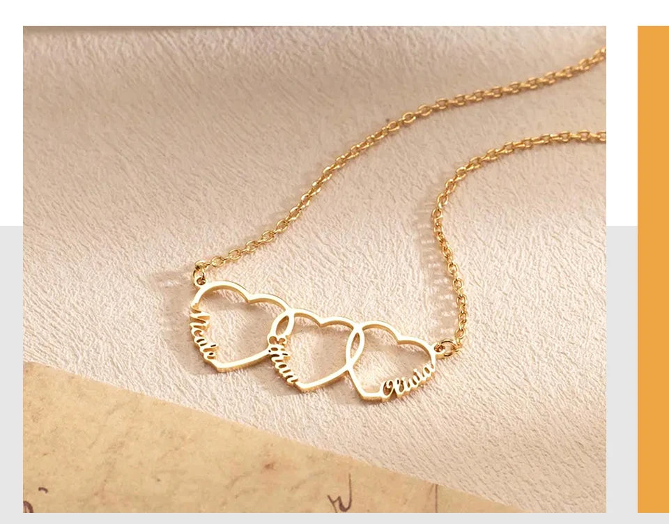 Personalised Heart Name Necklace