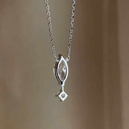 Marquise Moissanite Necklace