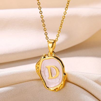 Y2K Drip Initial Necklace