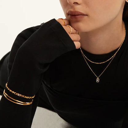 Sterling Silver Initial Necklace