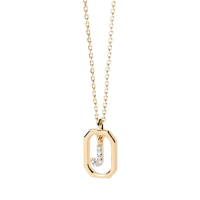 Sterling Silver Initial Necklace