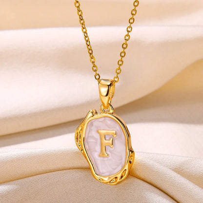Y2K Drip Initial Necklace