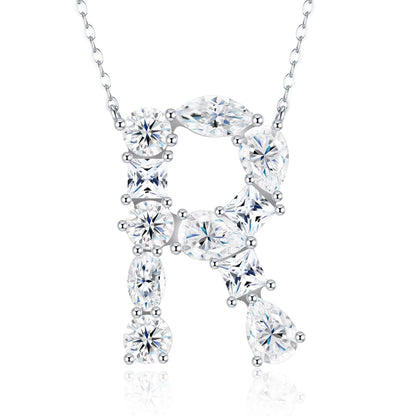 Moissanite Letter Necklace