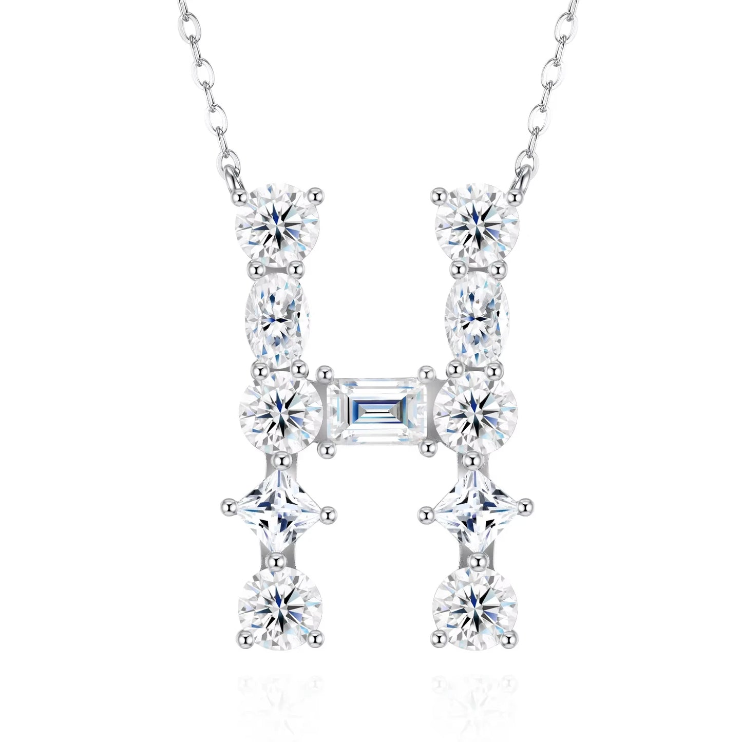 Moissanite Letter Necklace