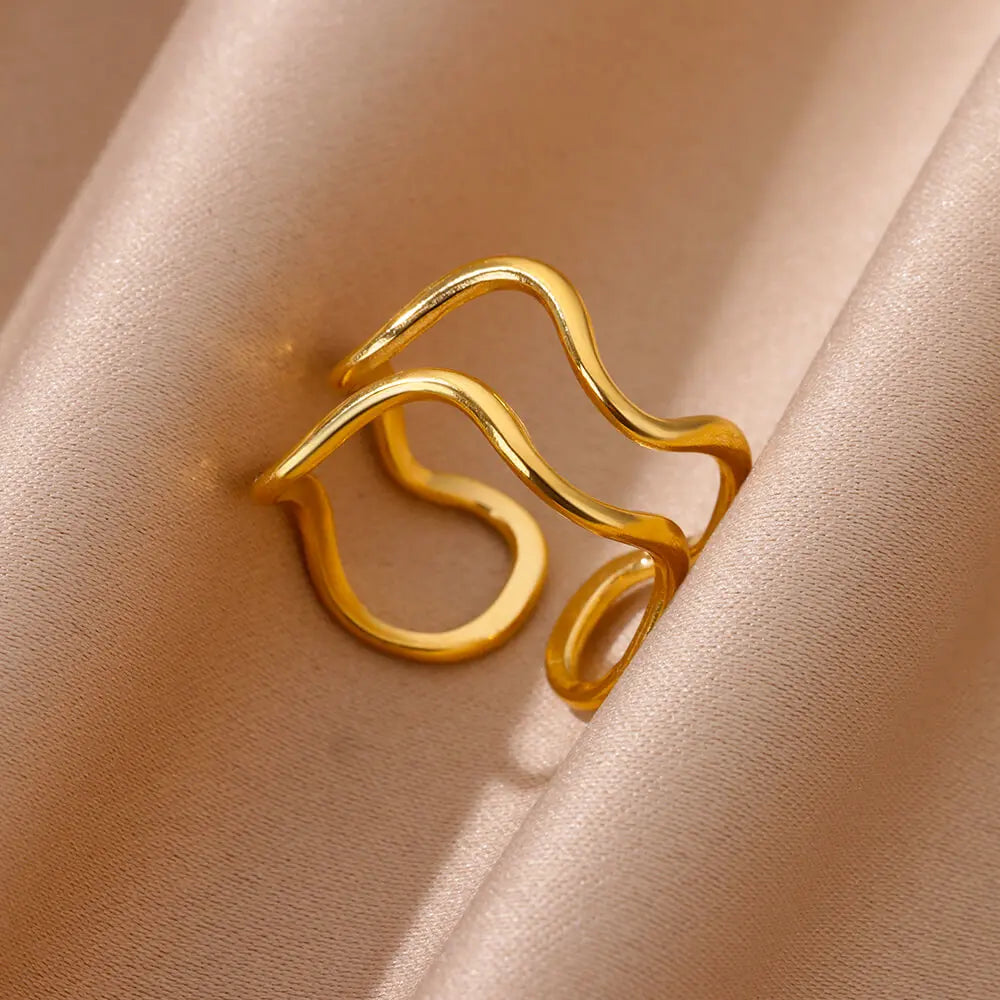 Chunky Gold Open Ring