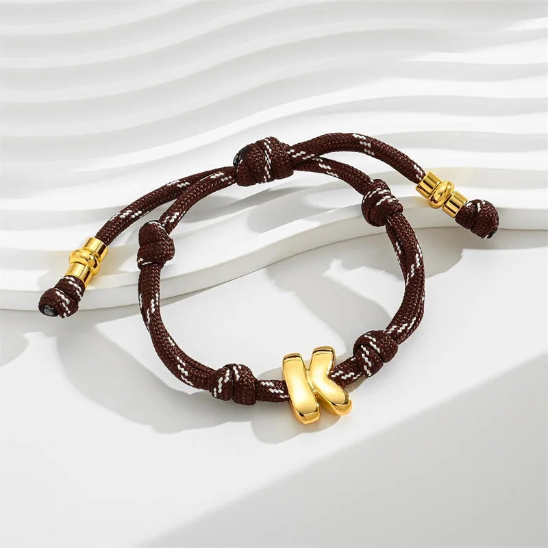 Bubble Initial Bracelet