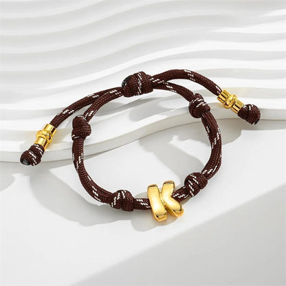 Bubble Initial Bracelet
