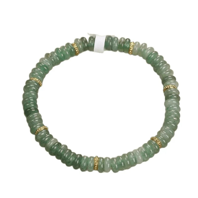 Green Jade Bead Bracelet