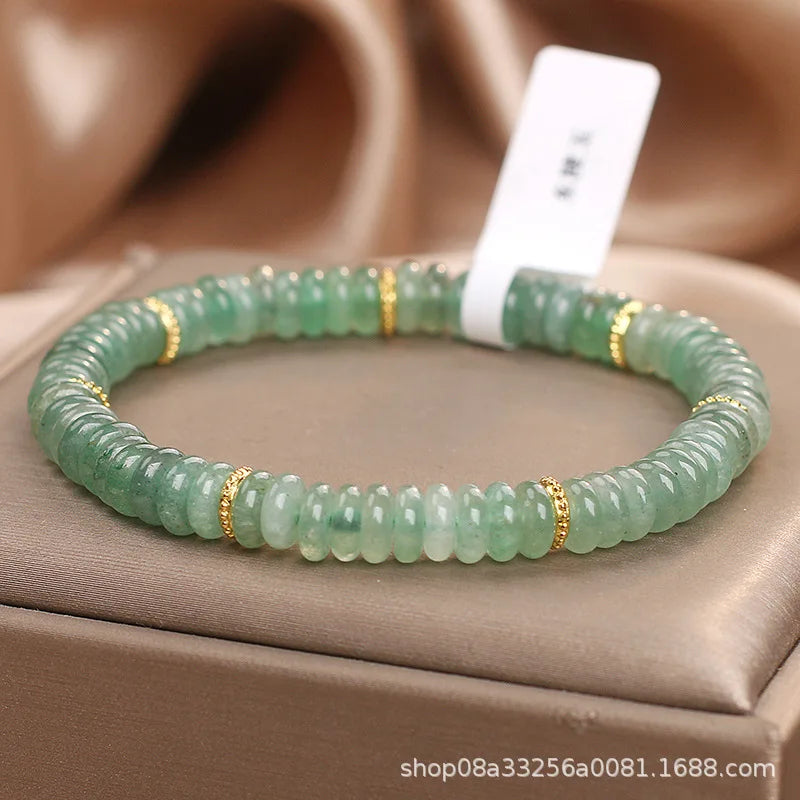 Green Jade Bead Bracelet