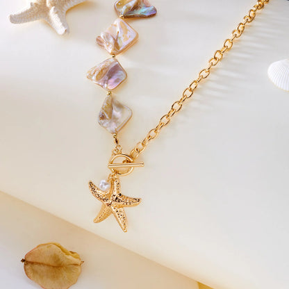 Shell Bead Summer Necklace