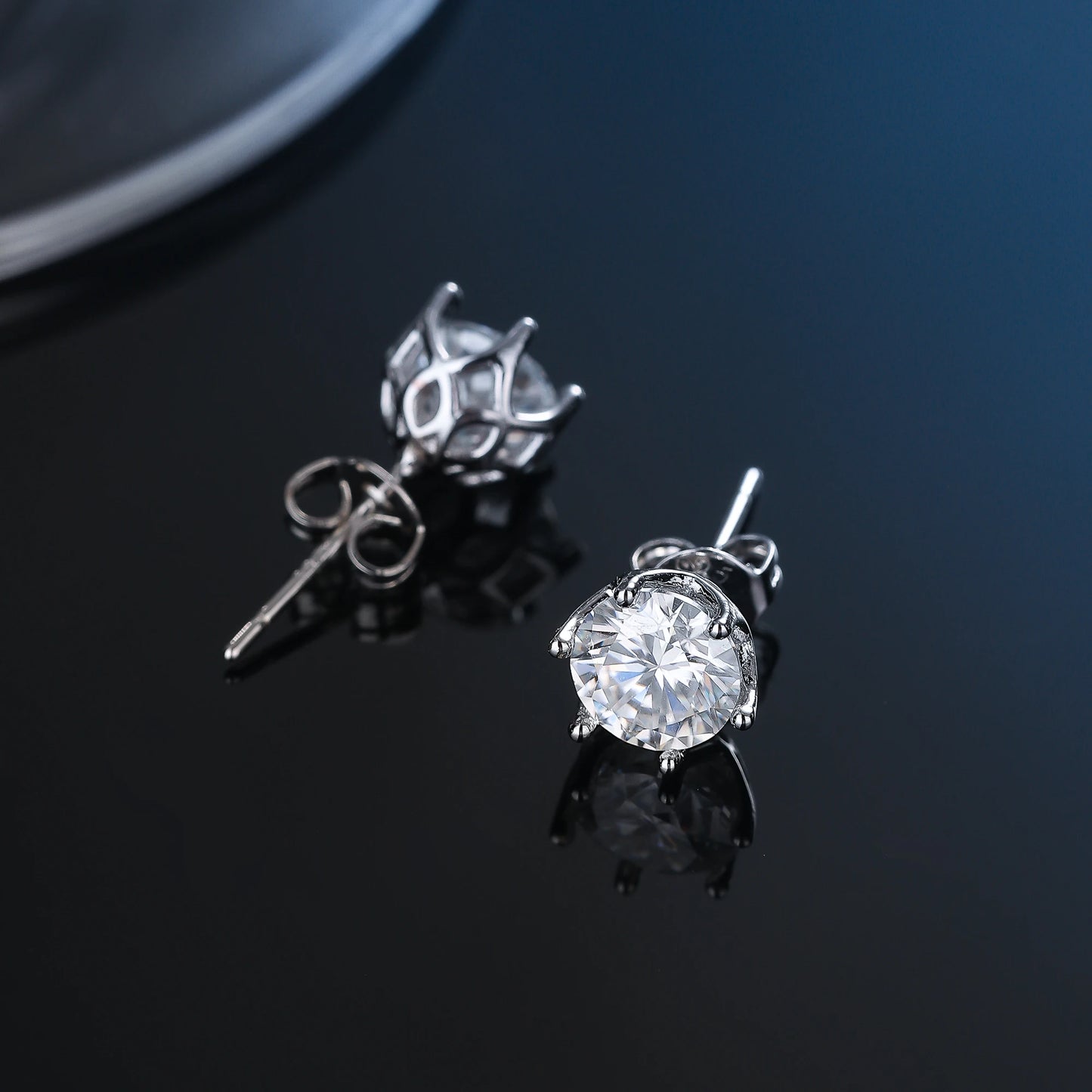 Moissanite Stud Earrings
