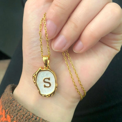 Y2K Drip Initial Necklace