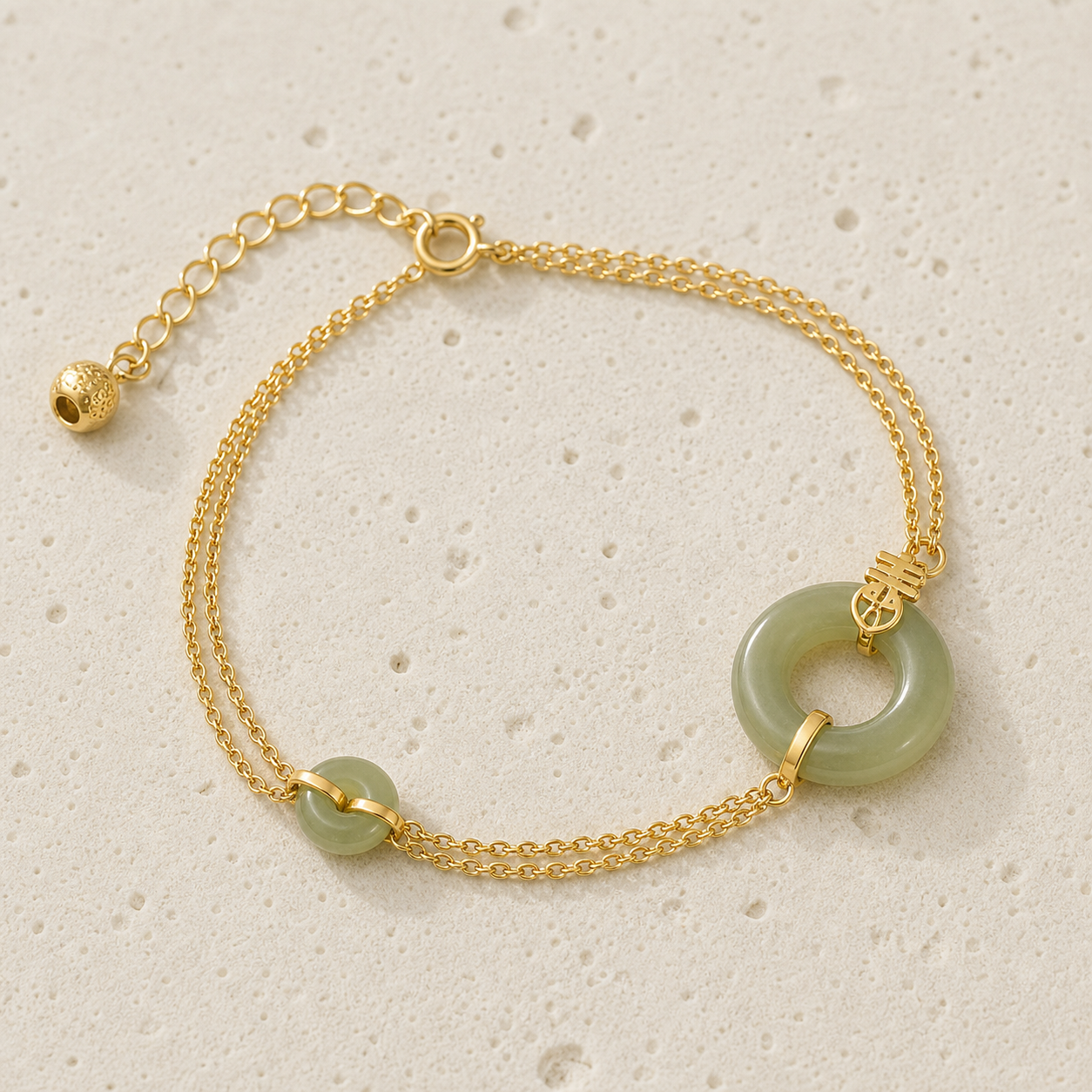 Jade Gourd Bracelet by Corenia