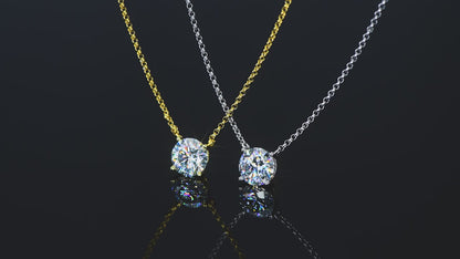 Solitaire Moissanite Necklace