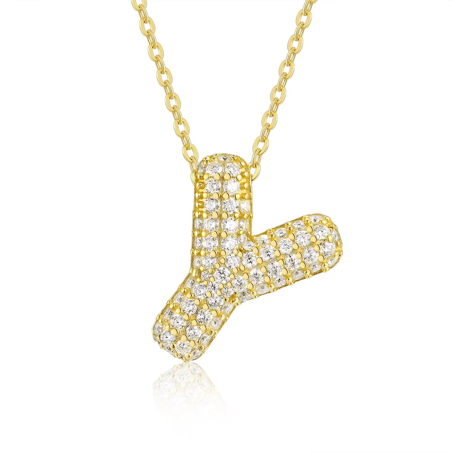 Signature Initial Moissanite Necklace