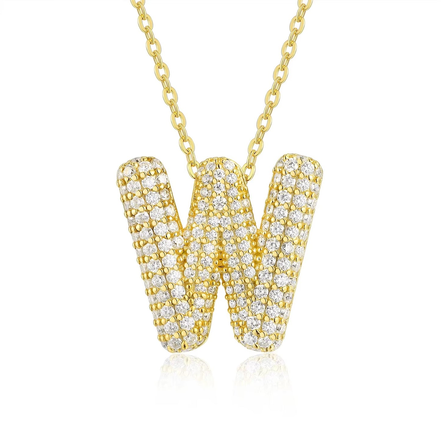 Signature Initial Moissanite Necklace