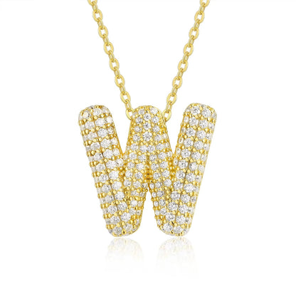 Signature Initial Moissanite Necklace
