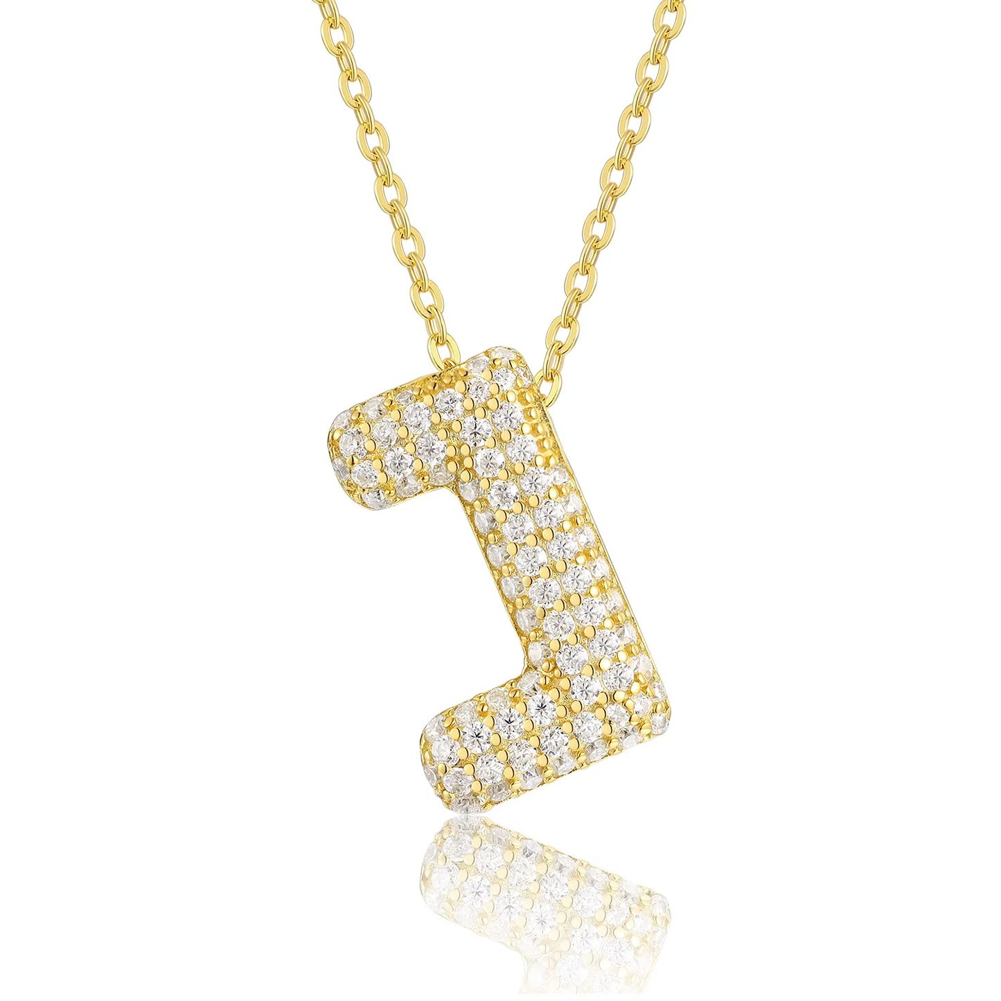 Signature Initial Moissanite Necklace