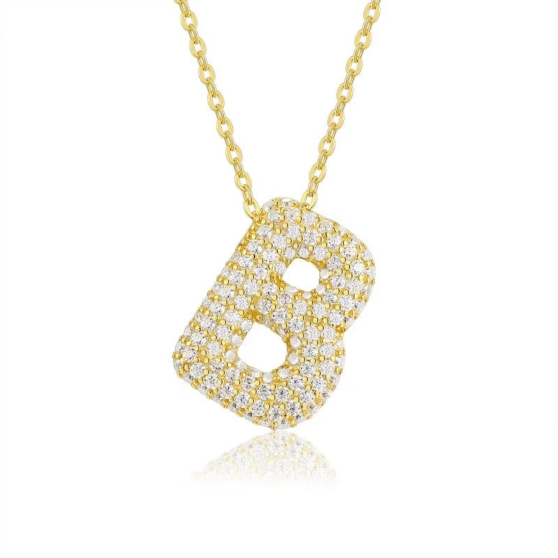 Signature Initial Moissanite Necklace