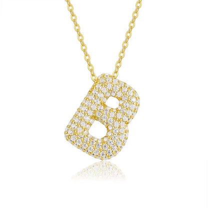 Signature Initial Moissanite Necklace