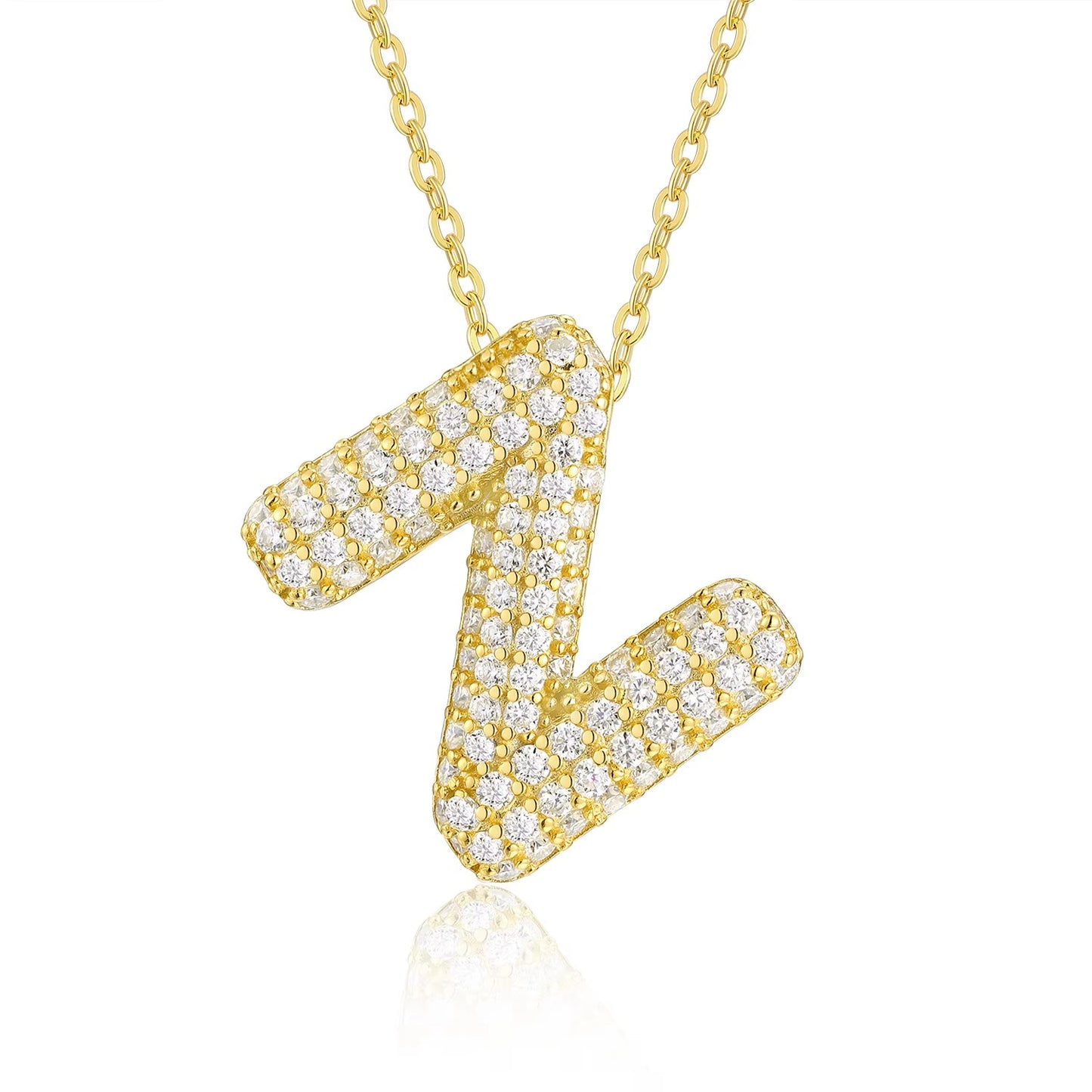 Signature Initial Moissanite Necklace
