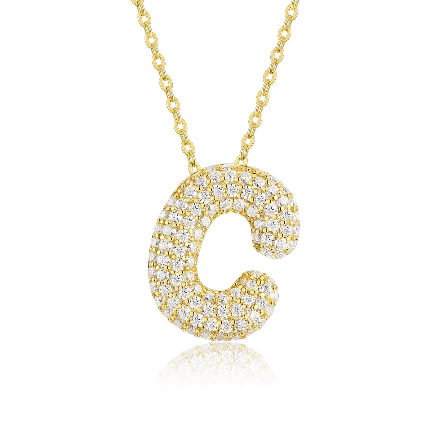 Signature Initial Moissanite Necklace
