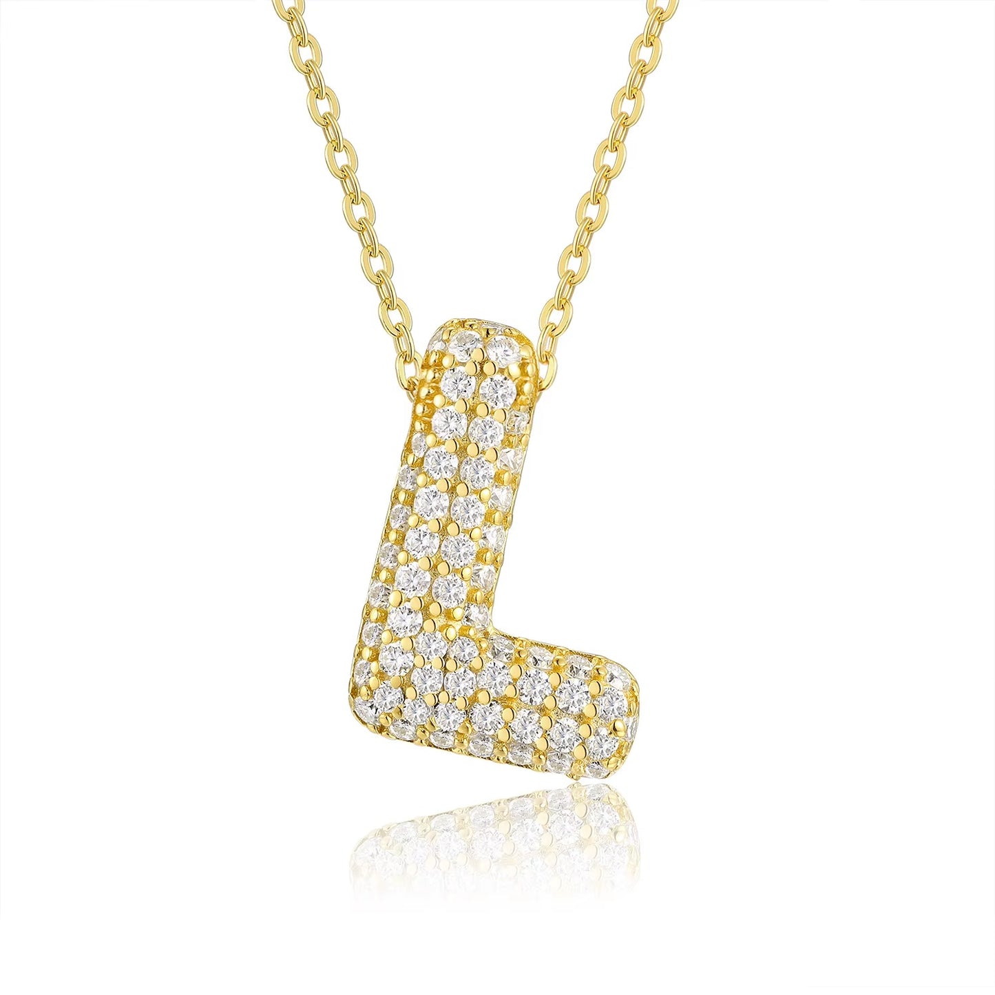 Signature Initial Moissanite Necklace