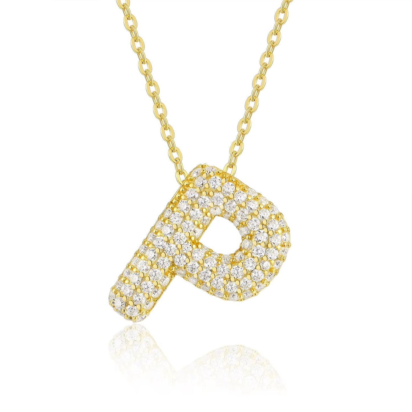 Signature Initial Moissanite Necklace