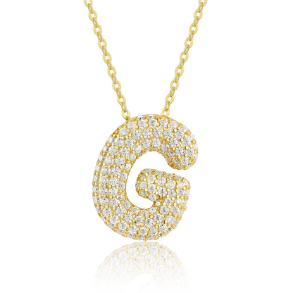 Signature Initial Moissanite Necklace