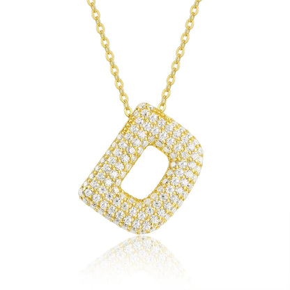 Signature Initial Moissanite Necklace