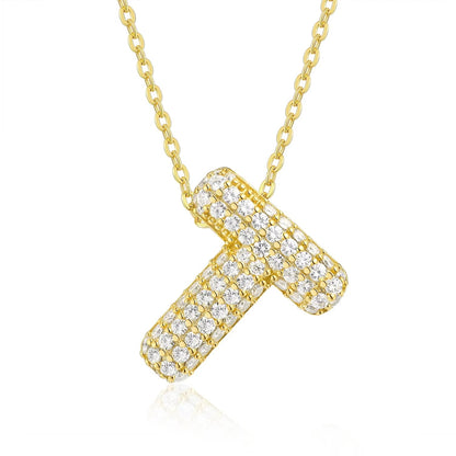 Signature Initial Moissanite Necklace