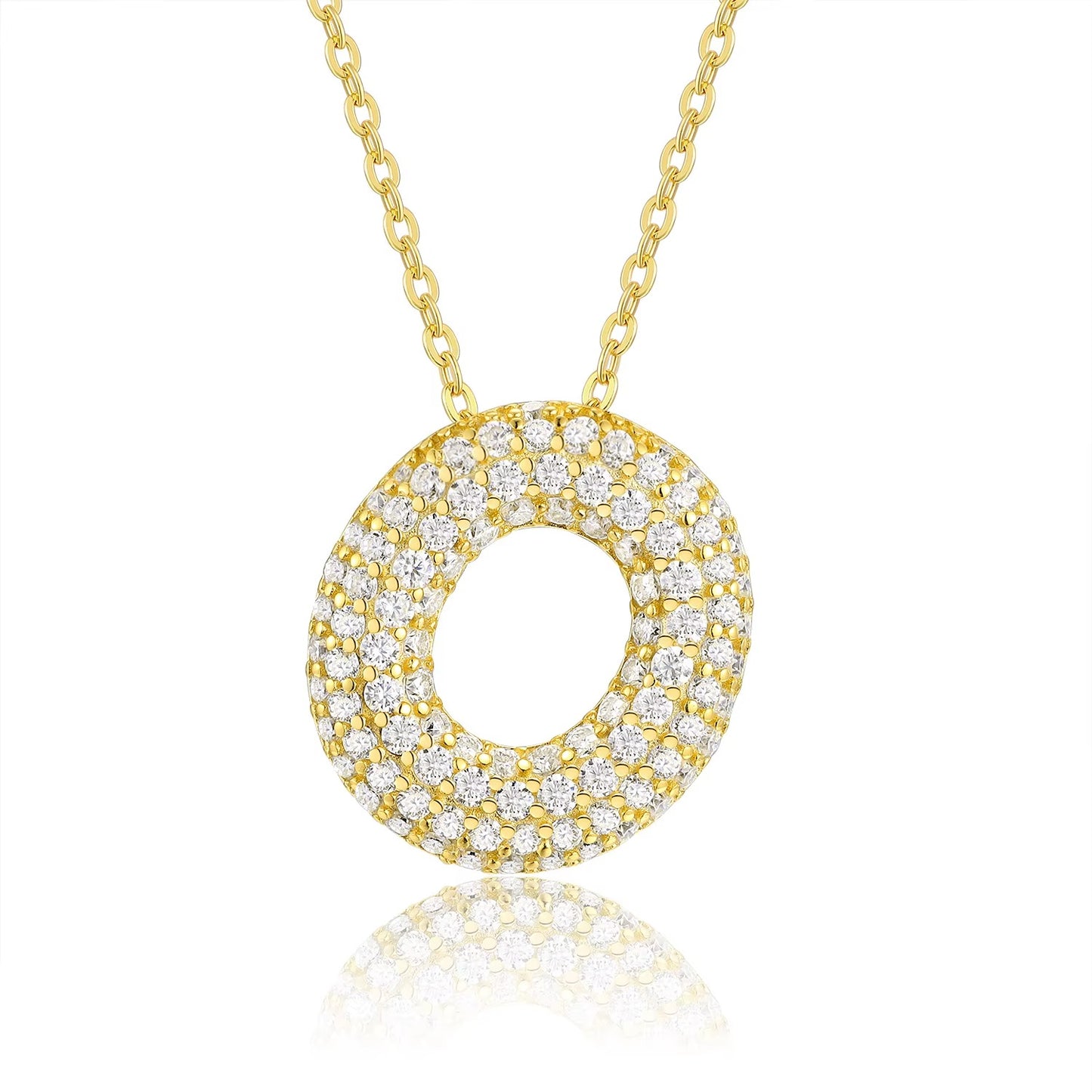 Signature Initial Moissanite Necklace