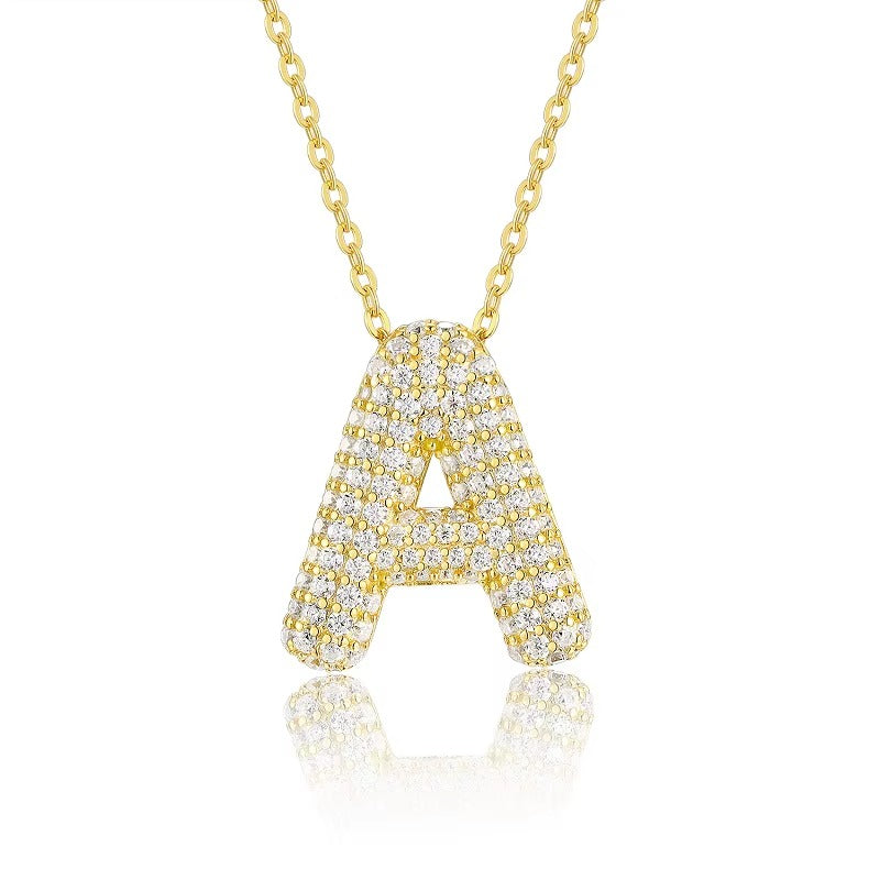 Signature Initial Moissanite Necklace