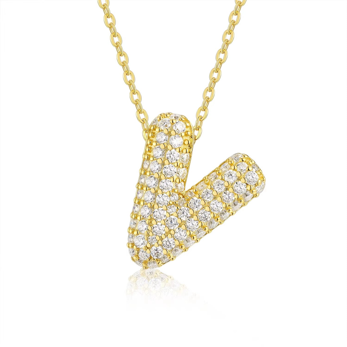 Signature Initial Moissanite Necklace