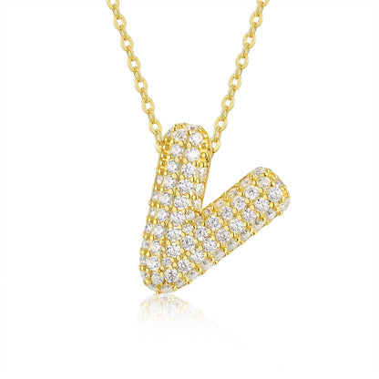 Signature Initial Moissanite Necklace